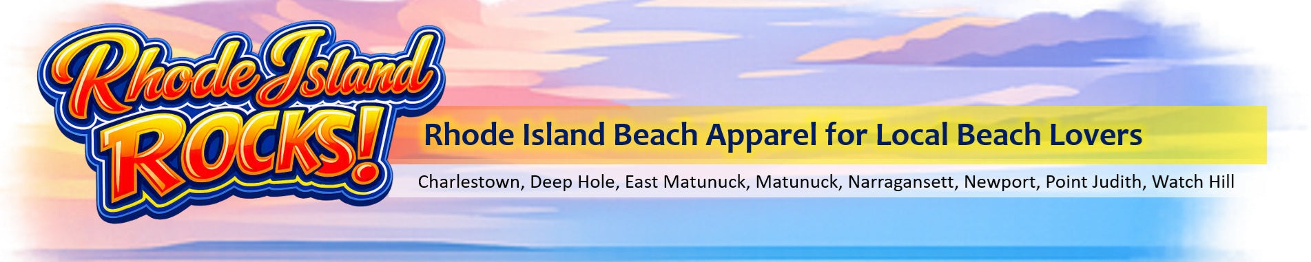 Rhode Island Rocks Beach Apparel