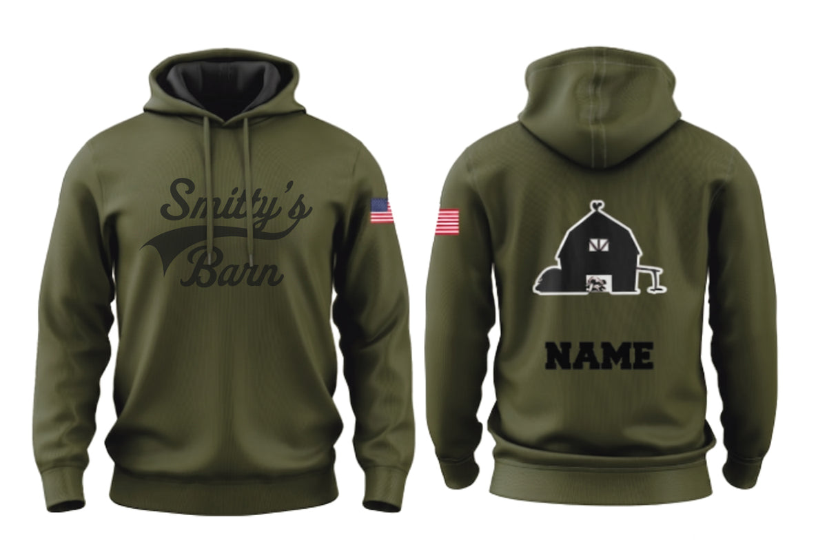 Barn Army Sublimated Hooded Sweatshirt