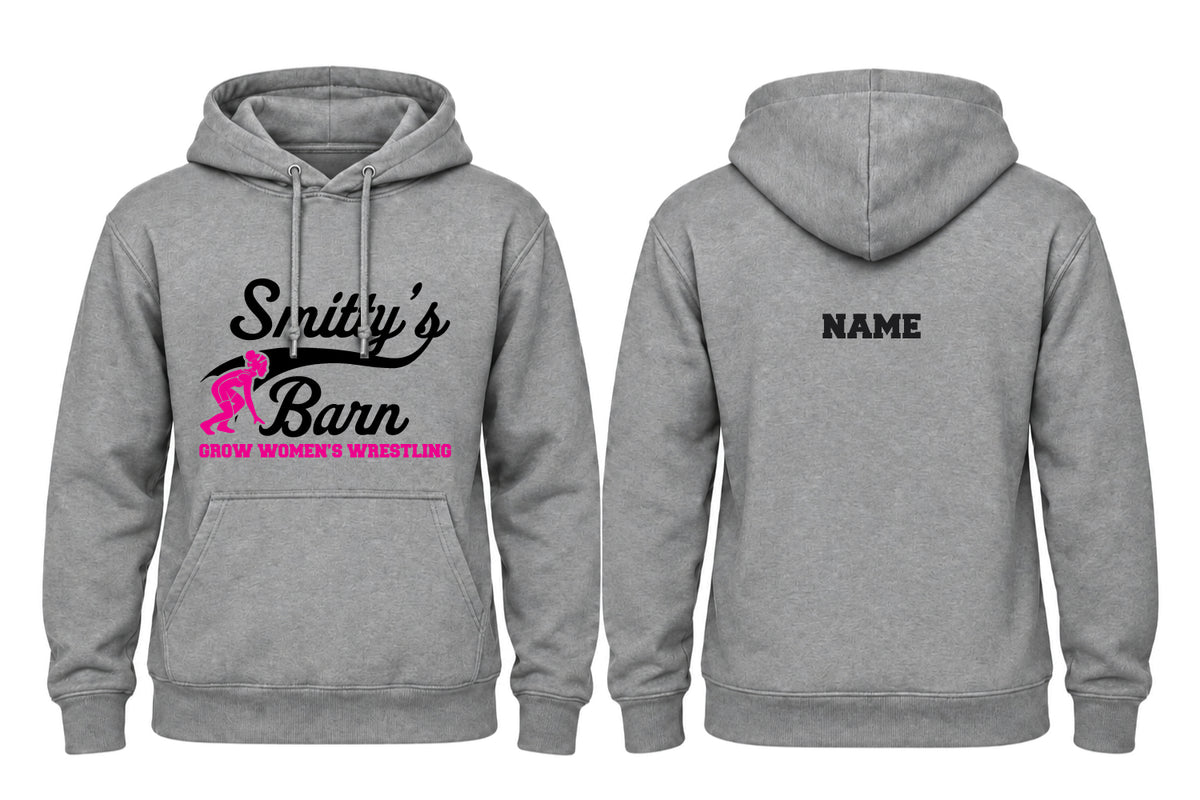 Grow Women's Wrestling Gray Fleece Hoodie