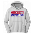 Massachusetts Wrestling - Grey Dry Fit Hoodie