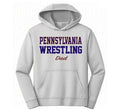Pennsylvania Wrestling - Dad - Grey Dry Fit Hoodie