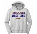 Pennsylvania Wrestling - Mom - Grey Dry Fit Hoodie