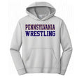 Pennsylvania Wrestling - Grey Dry Fit Hoodie