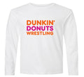 Dunkin Donuts Wrestling - Grey Dry Fit Long Sleeve Shirt