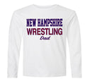 New Hampshire Wrestling Dad - Grey Dry Fit Long Sleeve Shirt