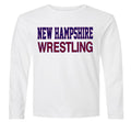 New Hampshire Wrestling - Grey Dry Fit Long Sleeve Shirt