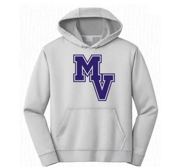 MV Hoodie - Silver "MV"