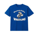 MV Short Sleeve Cotton T-Shirt - Blue with Logo