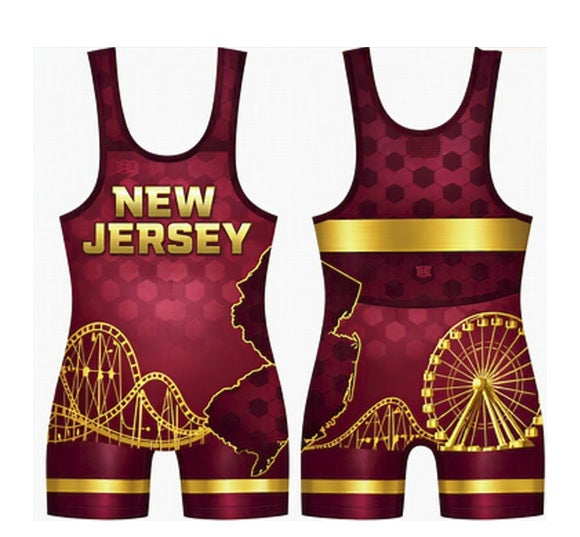 New Jersey Red Singlet