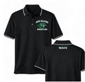 Black Collared Golf Shirt - New Milford Wrestling