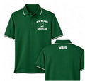 Green Collared Golf Shirt - New Milford Wrestling