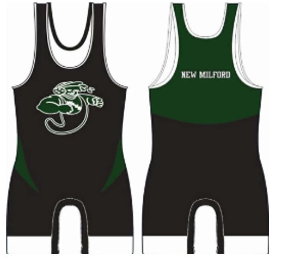 Team Singlet - New Milford - Black & Green
