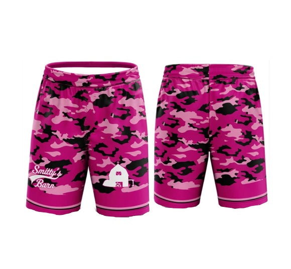 Pink Barn Army MMA Fight Shorts