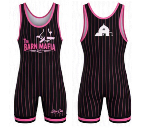 *Girl's Cut - Barn Mafia Pink Singlet