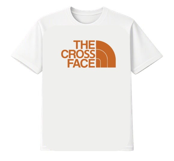 The Cross Face Orange - T-Shirt