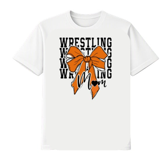 Wrestling Mom - Orange - T-Shirt