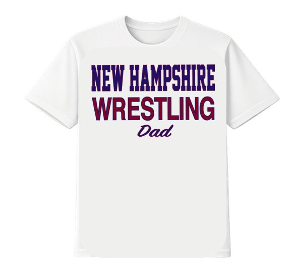 New Hampshire Wrestling - Dad - T-Shirt