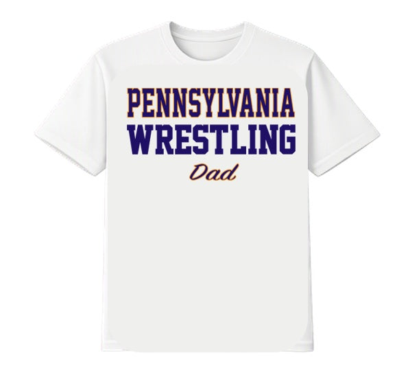 Pennsylvania Wrestling - Dad - T-Shirt
