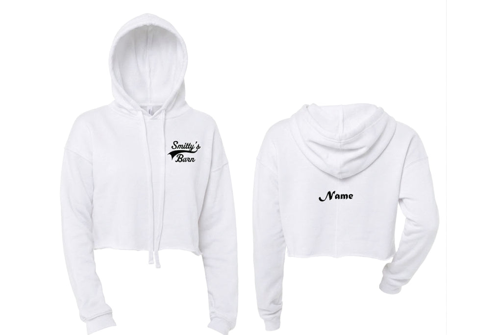 Smitty's Team Crop Hoodie Sweatshirt
