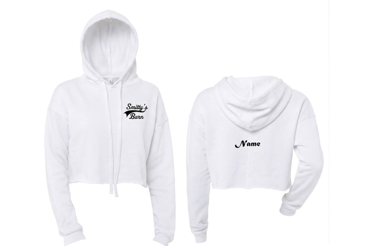 Smitty's Team Crop Hoodie Sweatshirt